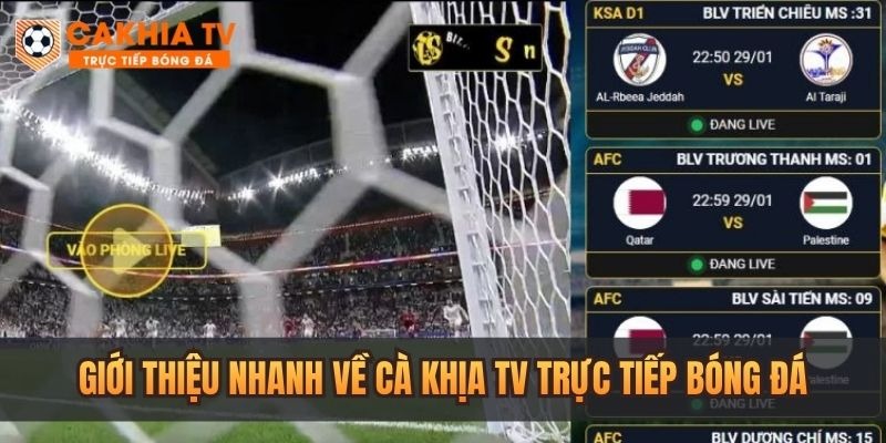 C&agrave; Khịa TV lets you comfortably watch live football online anytime, anywhere.
